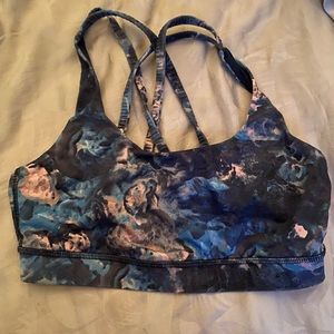 Lululemon sports bra- floral pattern size 4